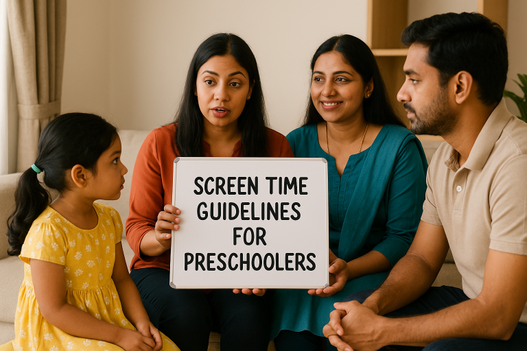 Screen Time Guidelines for Preschoolers