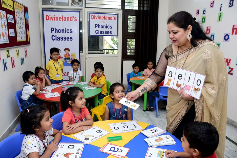 Phonics Class in MHB Colony