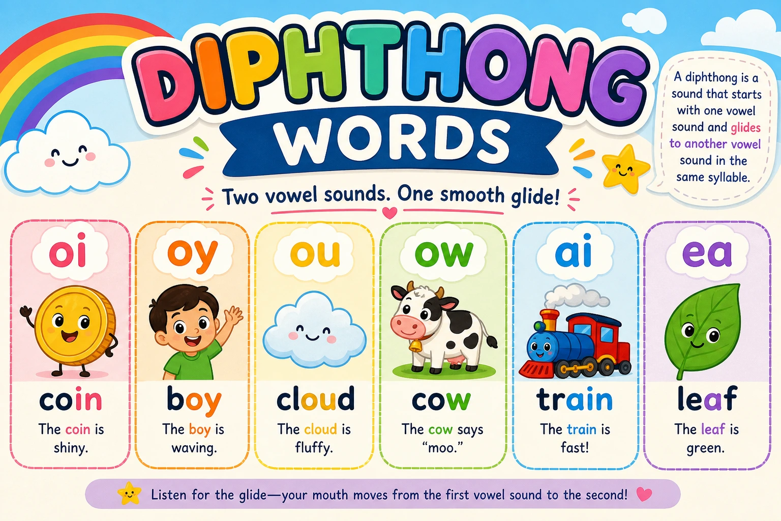 Diphthong Words